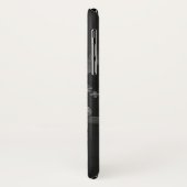 Coques Case-Mate iPhone fleurs de tableau noir (Dos/Gauche)