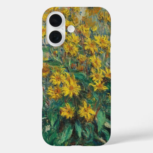 Coques Case-Mate iPhone Fleurs de topinambour par Claude Monet (Verso)