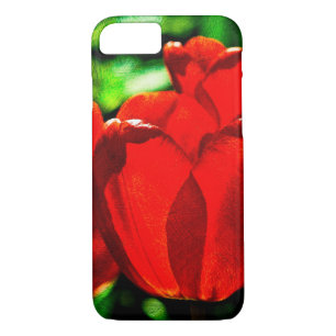 Case-Mate iPhone Case Fleurs de tulipes rouges
