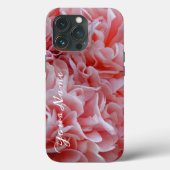 Coques Case-Mate iPhone Fleurs de velours rose Mallow (Verso)