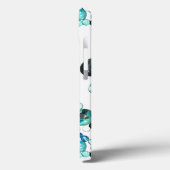 Coques Case-Mate iPhone Fleurs de verre de mer et bling (Verso / Gauche)