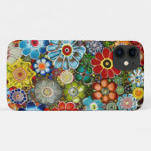 Coques Case-Mate iPhone Fleurs de verre Millefiori italiennes (Dos (Horizontal))