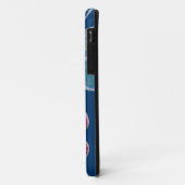 Coques Case-Mate iPhone Fleurs de verre (rose/turquoise/marine) (Dos/Gauche)