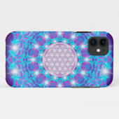 Coques Case-Mate iPhone FLEURS DE VIE/Blume des Lebens Stars Mandala (Dos (Horizontal))