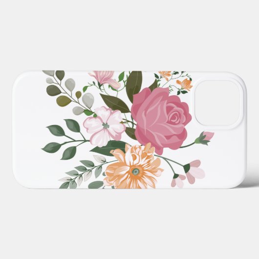 Coques Case-Mate iPhone Fleurs d'eau (Verso (horizontal))