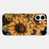 COQUES Case-Mate iPhone FLEURS D'ÉCLAIRAGE DE CHUTE ROUGE ORANGE JAUNE (Verso (horizontal))