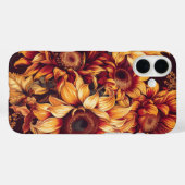 COQUES Case-Mate iPhone FLEURS D'ÉCLAIRAGE DE CHUTE ROUGE ORANGE JAUNE (Verso (horizontal))