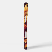 COQUES Case-Mate iPhone FLEURS D'ÉCLAIRAGE DE CHUTE ROUGE ORANGE JAUNE (Verso / Droite)