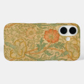 Coques Case-Mate iPhone Fleurs décoratives dorées (Verso (horizontal))