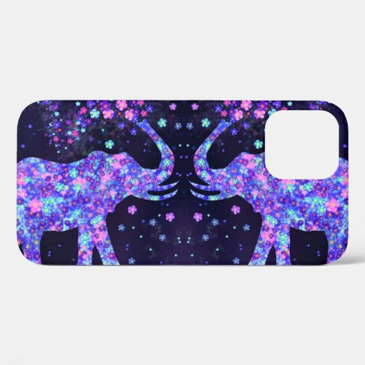 Coques Case-Mate iPhone Fleurs d'éléphants - Ajouter votre image / texte / (Verso (horizontal))