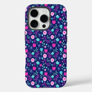 Coques iPhone 16 Pro Fleurs délicates et détails botaniques