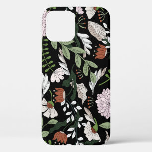 Case-Mate iPhone Case Fleurs d'Engraving Antique Peint à la main