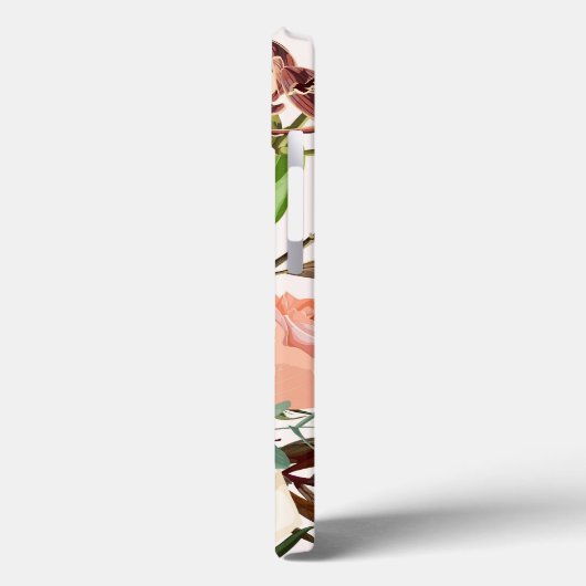 Coques Case-Mate iPhone Fleurs dessinées à la main. (Verso / Gauche)