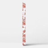 Coques Case-Mate iPhone Fleurs d'hibiscus hawaïens : style tropical brun. (Verso / Gauche)