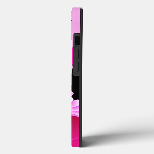 Coques Case-Mate iPhone Fleurs d'Hibiscus rose Fuchsia vives (Verso / Gauche)