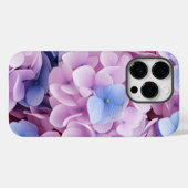 Coques Case-Mate iPhone Fleurs d'Hydrangea Motif sans couture (Verso (horizontal))