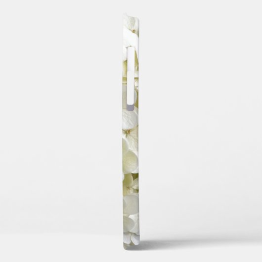 Coques Case-Mate iPhone Fleurs d'Hydrangée Blanche (Verso / Gauche)