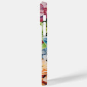 COQUES Case-Mate iPhone FLEURS D'HYDRANGÉE DE COULEUR D'EAU BRILLANTE (Verso / Gauche)