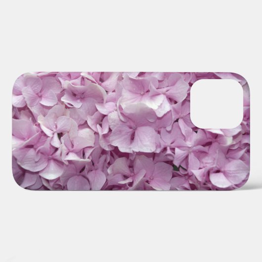 Coques Case-Mate iPhone Fleurs D'Hydrangée Rose (Verso (horizontal))