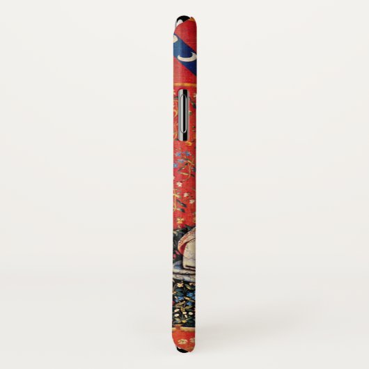 Coques Case-Mate iPhone Fleurs d'Imaginaires, Animaux Monogrammes (Dos/Droite)