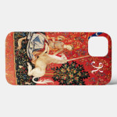Coques Case-Mate iPhone Fleurs d'Imaginaires, Animaux Monogrammes (Verso (horizontal))