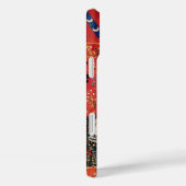 Coques Case-Mate iPhone Fleurs d'Imaginaires, Animaux Monogrammes (Verso / Droite)