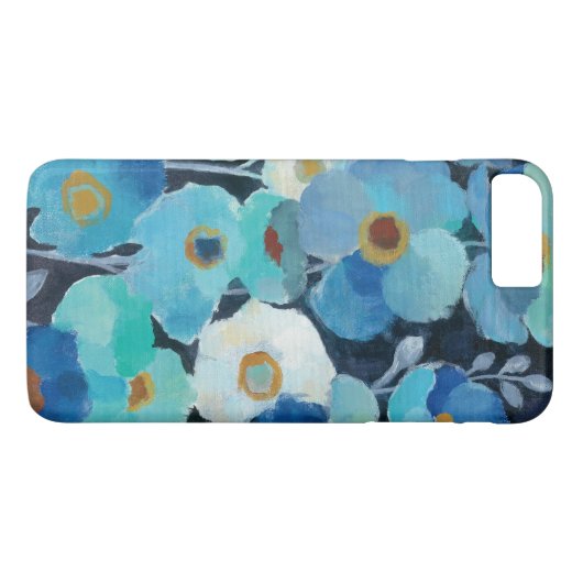 Coques Case-Mate iPhone Fleurs d'indigo (Dos (Horizontal))