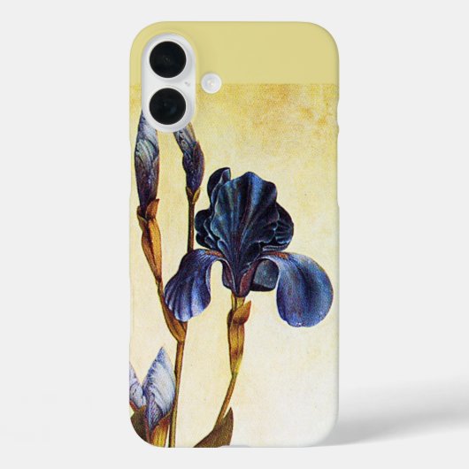 Coques Case-Mate iPhone FLEURS D'IRIS BLEU ÉLÉGANT Fleurs d'Ivoire (Verso)