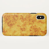 Coques Case-Mate iPhone Fleurs d'or (Dos (Horizontal))