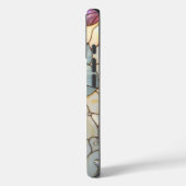 Coques Case-Mate iPhone Fleurs d'Orchidée en Verre Coloré (Verso / Gauche)