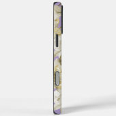 Coques Case-Mate iPhone Fleurs d'orchidées à crème violette (Verso / Droite)