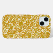 Coques Case-Mate iPhone Fleurs Dorées (Verso (horizontal))