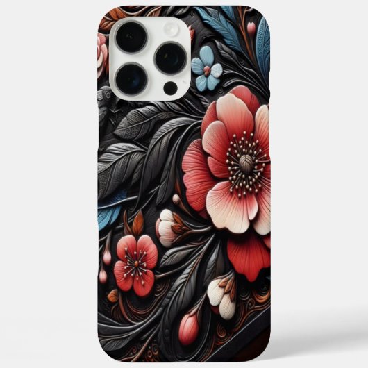 Coques Case-Mate iPhone Fleurs éclatantes et scène de branches (Verso)