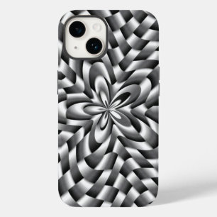 Coque Pour iPhone 14 Fleurs en acier inoxydable