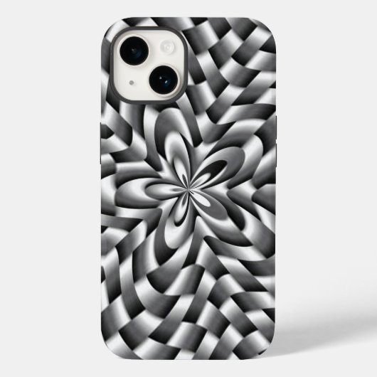 Coques Case-Mate iPhone Fleurs en acier inoxydable (Verso)