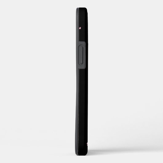 Coques Case-Mate iPhone Fleurs en arrière - plan noir (Verso / Droite)