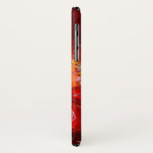 Coques Case-Mate iPhone FLEURS EN Imaginaire ROUGE (Dos/Gauche)