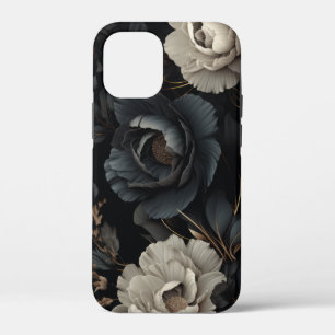 Case-Mate iPhone Case Fleurs en noir et blanc