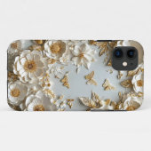 Coques Case-Mate iPhone Fleurs en papier artisanal (Dos (Horizontal))