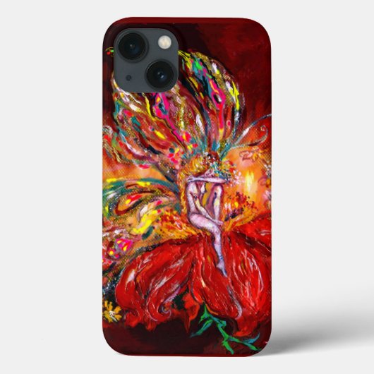 Coques Case-Mate iPhone FLEURS EN ROUGE / Imaginaire Floral (Verso)