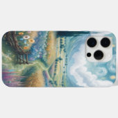 Coques Case-Mate iPhone Fleurs Épanouies et Montagnes (Verso (horizontal))