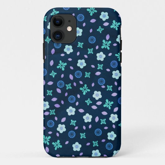 Coques Case-Mate iPhone Fleurs éparses (Dos)