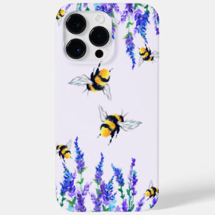 Coque Pour Pour iPhone 14 Pro Max Fleurs et abeilles Flying Spring