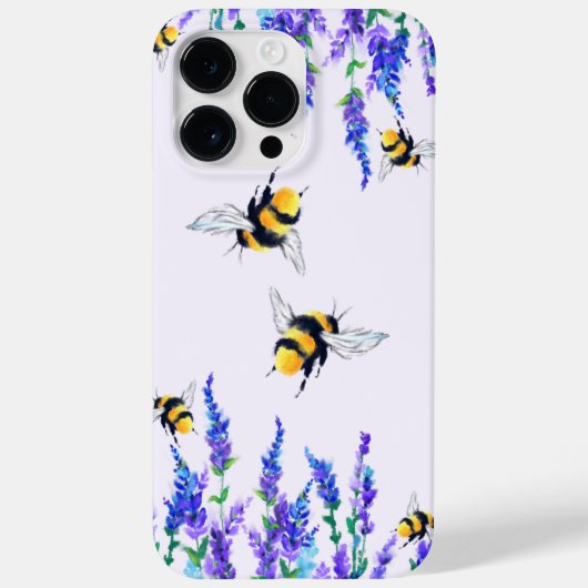 Coques Case-Mate iPhone Fleurs et abeilles Flying Spring (Verso)