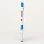 Coques Case-Mate iPhone Fleurs et abeilles souriantes (Dos/Droite)