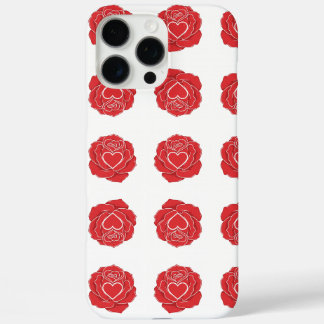 Coques iPhone 16 Pro Max fleurs et coeur de l'amour