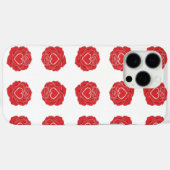 Coques Case-Mate iPhone fleurs et coeur de l'amour (Verso (horizontal))