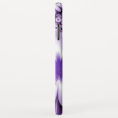 Coques Case-Mate iPhone Fleurs et cœurs abstraits de l'amour fractal (Dos/Droite)