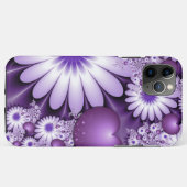 Coques Case-Mate iPhone Fleurs et cœurs abstraits fractals de l'amour (Dos (Horizontal))