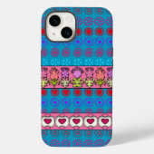 Coques Case-Mate iPhone Fleurs et Coeurs funky (Verso)